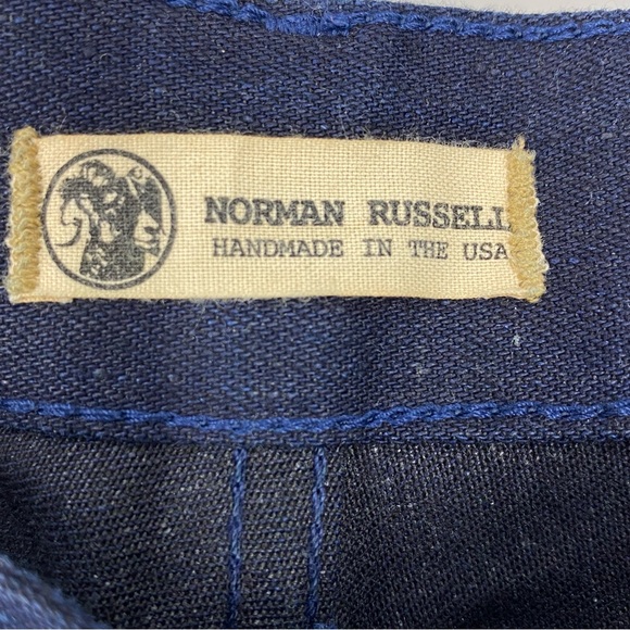 Norman Russell The Cookie Selvedge Jeans Slim Dark Wash SZ 30 - Picture 2 of 7